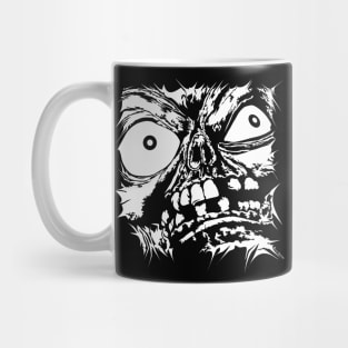 Flattened Monster Face Mug